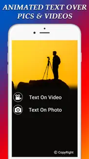text on video & photo iphone screenshot 1