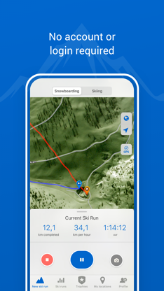Ski run - ski/snowboard screenshot 2