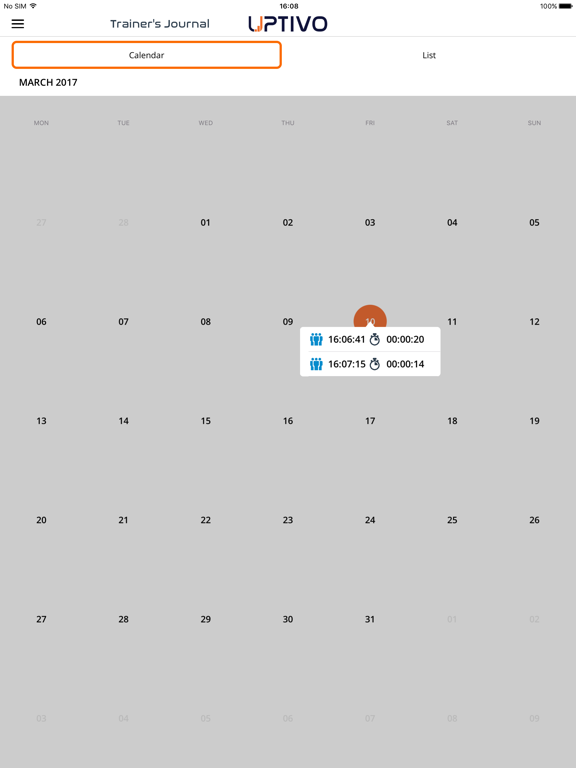 Screenshot #6 pour Uptivo Trainer