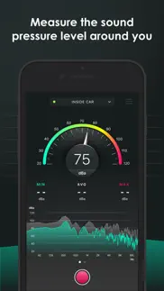 decibel - sound level meter iphone screenshot 1