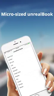 unrealbook mobile iphone screenshot 2