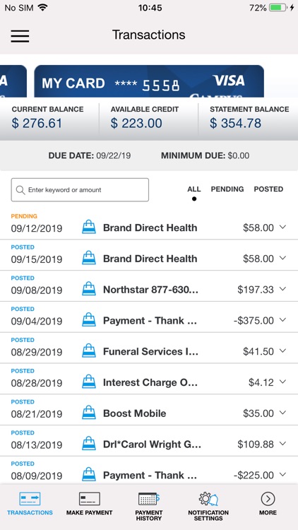 CampusUSA Card Control screenshot-6