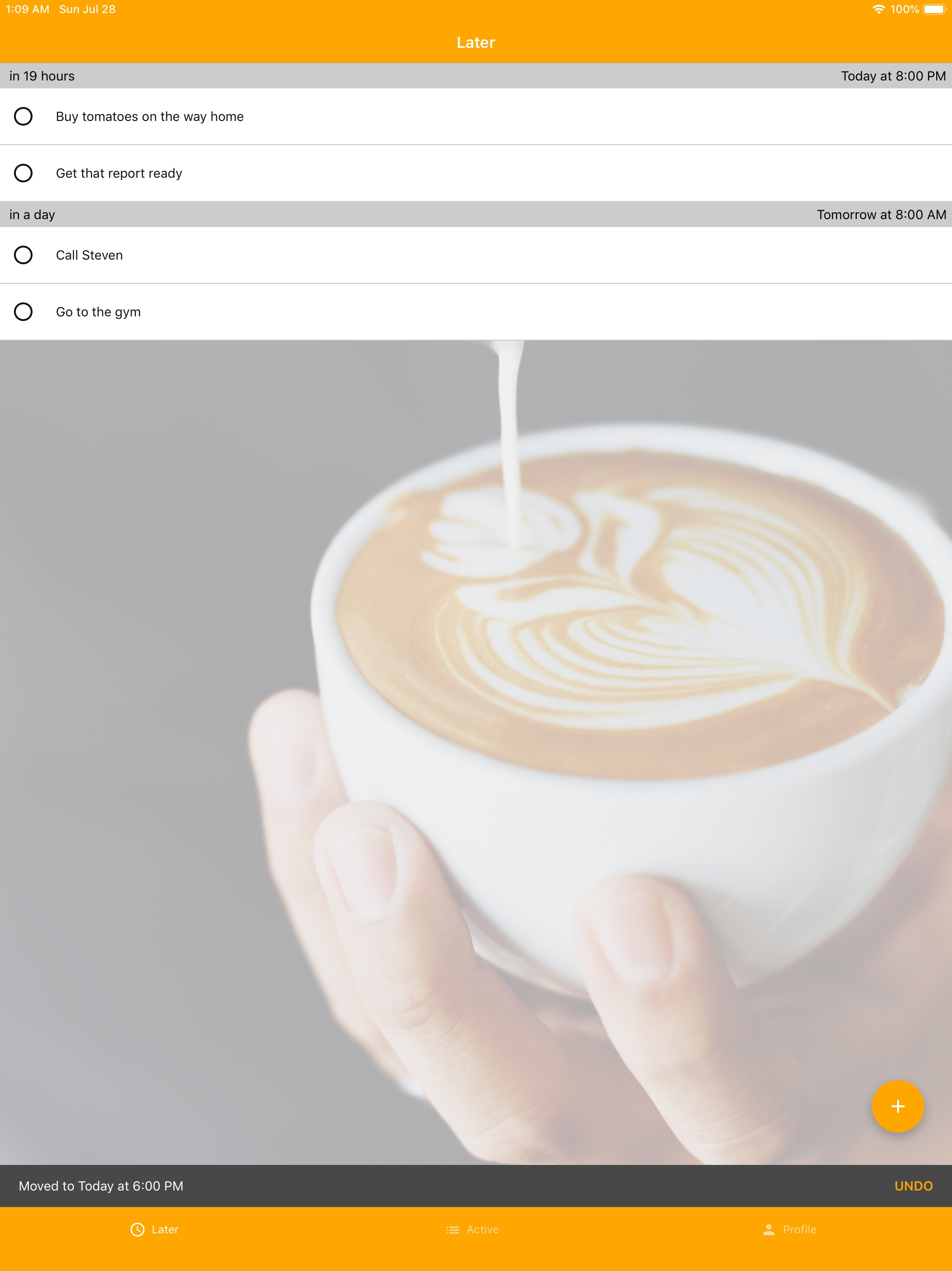 Lyster - Swipe to Plan