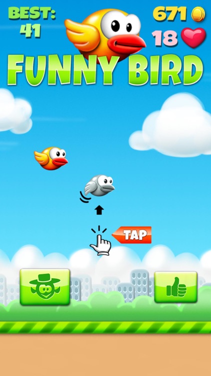Flying Bird: jump! Fly & Fall screenshot-4