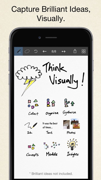 Screenshot #1 pour Inkflow Plus Visual Notebook