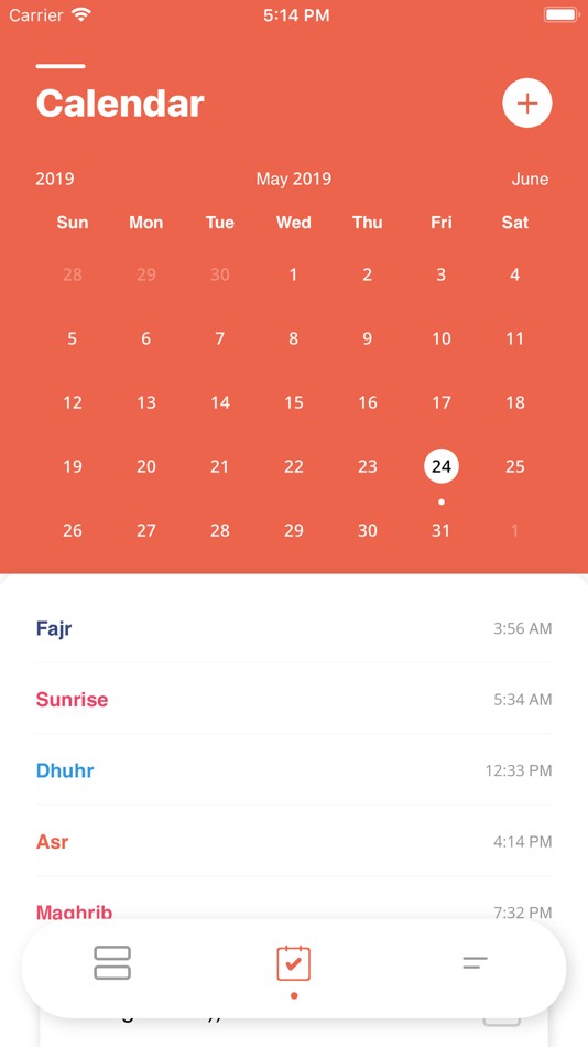 #4. My Prayers - A Reminders App! (iOS) 由: Hussein ElRyalat