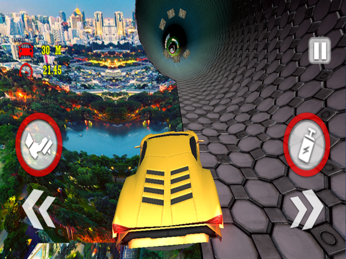 Speedy Car Tunnel Racing 3D