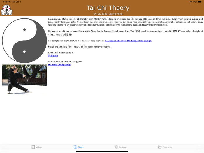 Tai Chi Theory