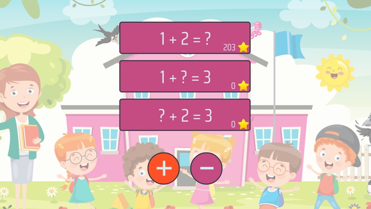 Subtract and add up to 10