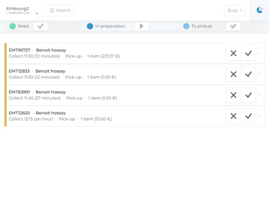 Screenshot #6 pour Infinity Mobile Order Manager