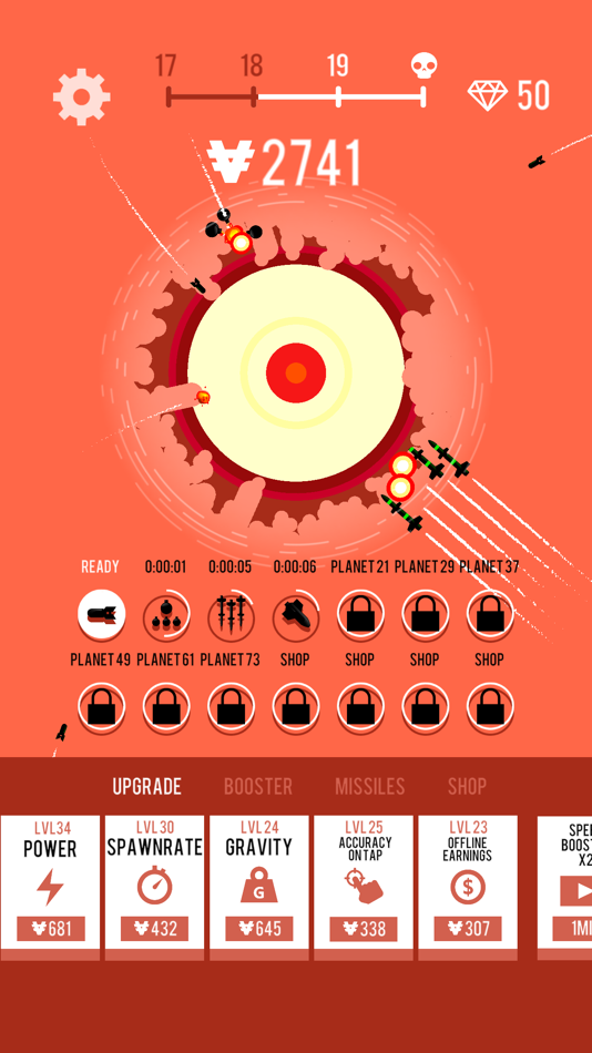 #4. Planet Bomber! (iOS) Bởi: Voodoo