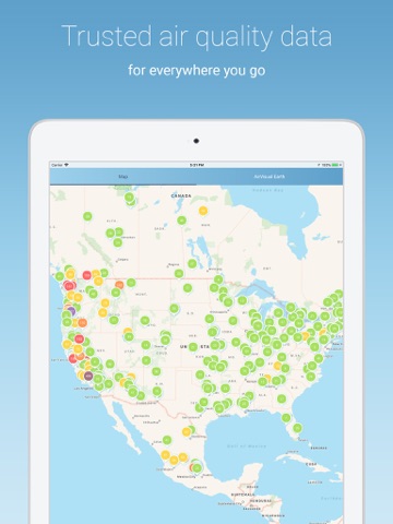 Скриншот из AirVisual Air Quality Forecast