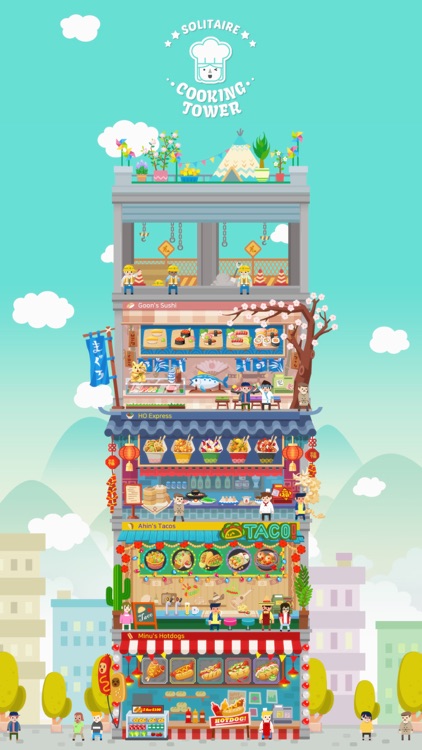 Solitaire Cooking Tower screenshot-4