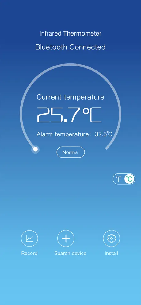 Btutu thermometer
