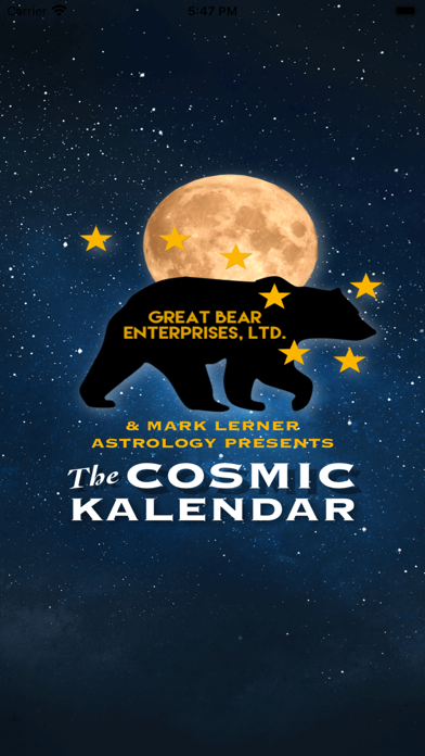 Astrology Cosmic Kalendar Screenshot