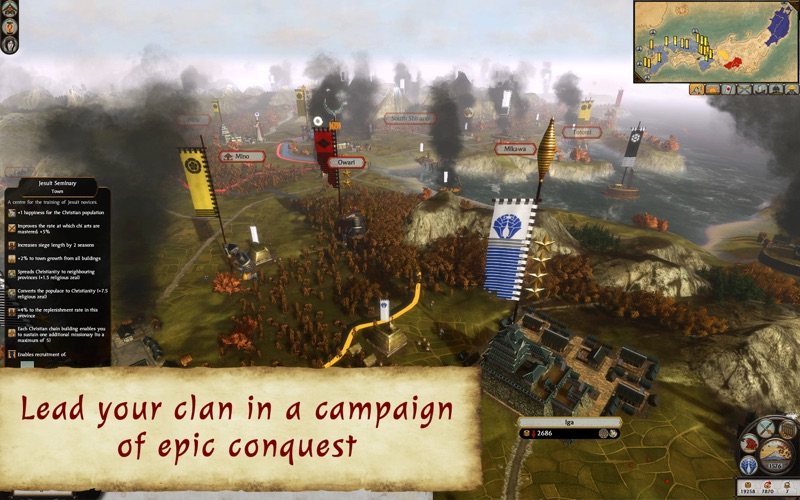 total war: shogun 2 iphone screenshot 1