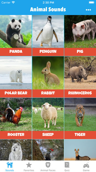 Screenshot #1 pour Sons D'Animaux Jeu