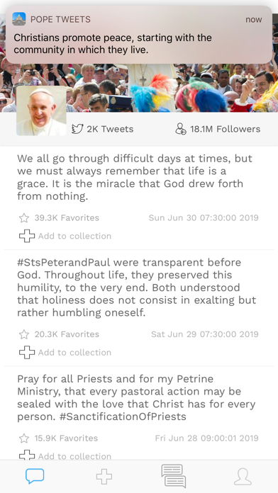 Pope Tweets Screenshot 2 - AppWisp.com Pope Tweets Screenshot 2 - AppWisp.com