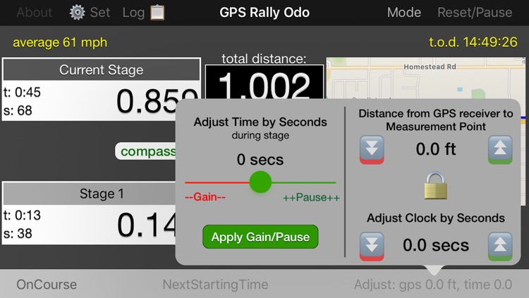GPS Rally Odometer