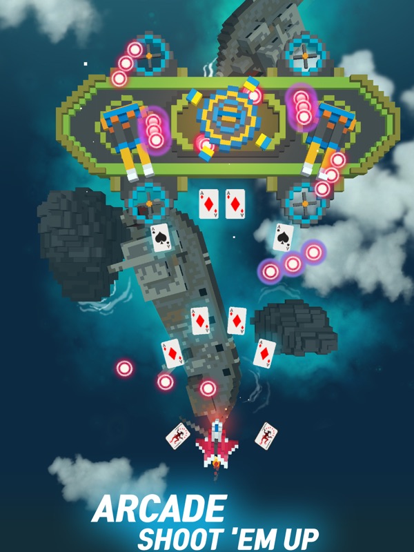 Sky Wings: Pixel Fighter 3D screenshot 6