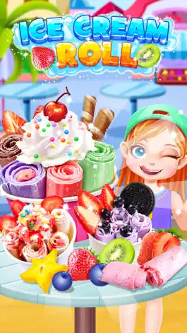 Game screenshot Frozen Ice Cream Roll Desserts mod apk