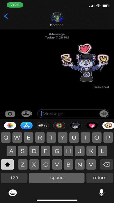 Screenshot #1 pour Cas the Cat Stickers