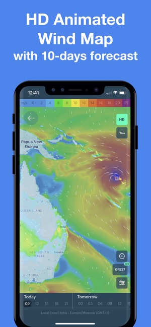 WINDY: 天氣, 天氣預報應用程序, 天氣雷達, 風速計(圖3)-速報App
