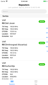 Balkan HAM Repeaters screenshot 1