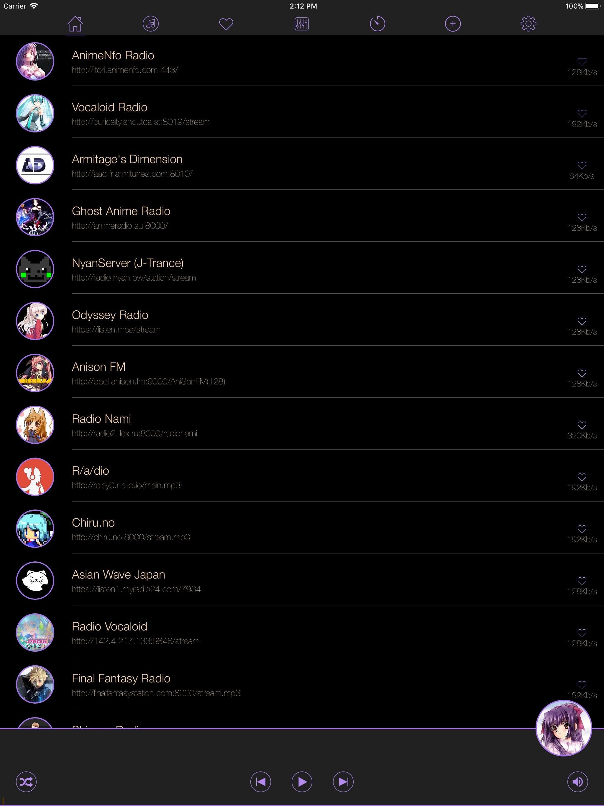 Anime Music Radio Stations screenshot 8