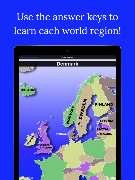 Screenshot #5 pour World Map Challenge! Edu Ed.