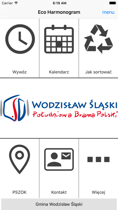 Screenshot #2 pour Wodz Śląski Harmonogram wywozu