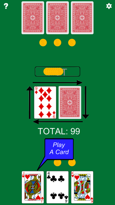 99 Card Game Screenshot