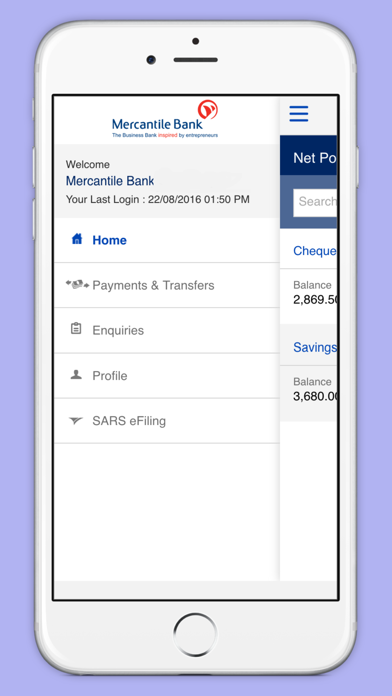 Screenshot #3 pour Mercantile Banking App
