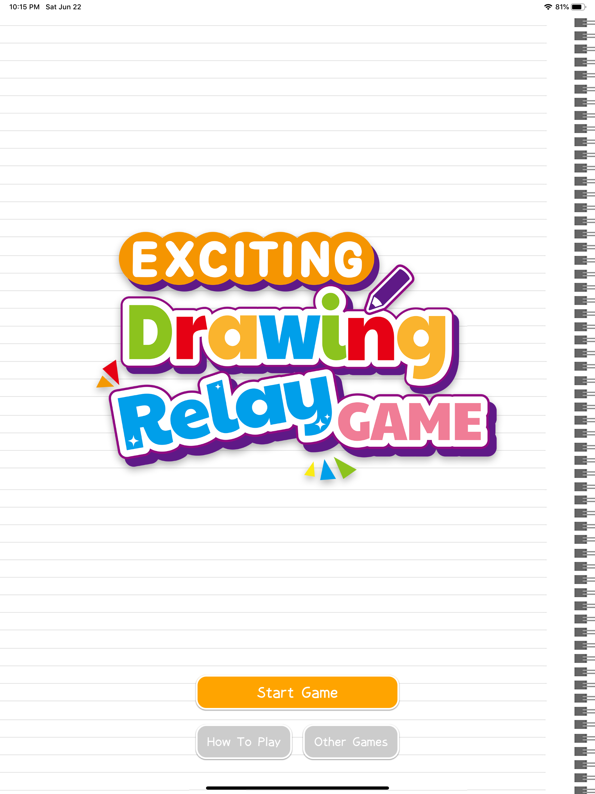 ExcitingDrawingRelayGame