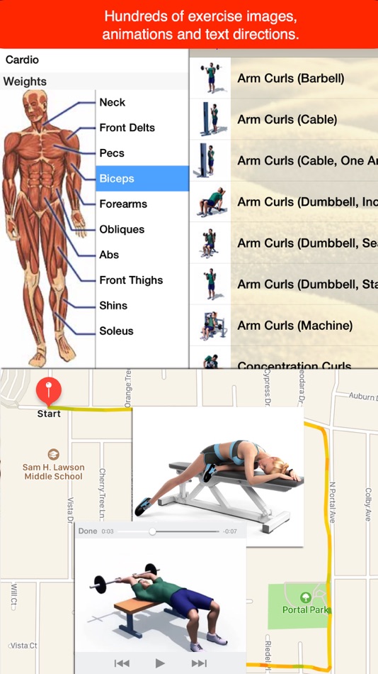 #1. GymGoal Pro (iOS) Podle: Maryna Kolokolkina