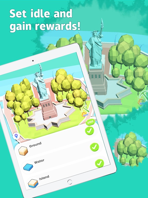 Screenshot #4 pour Idle Landmarks