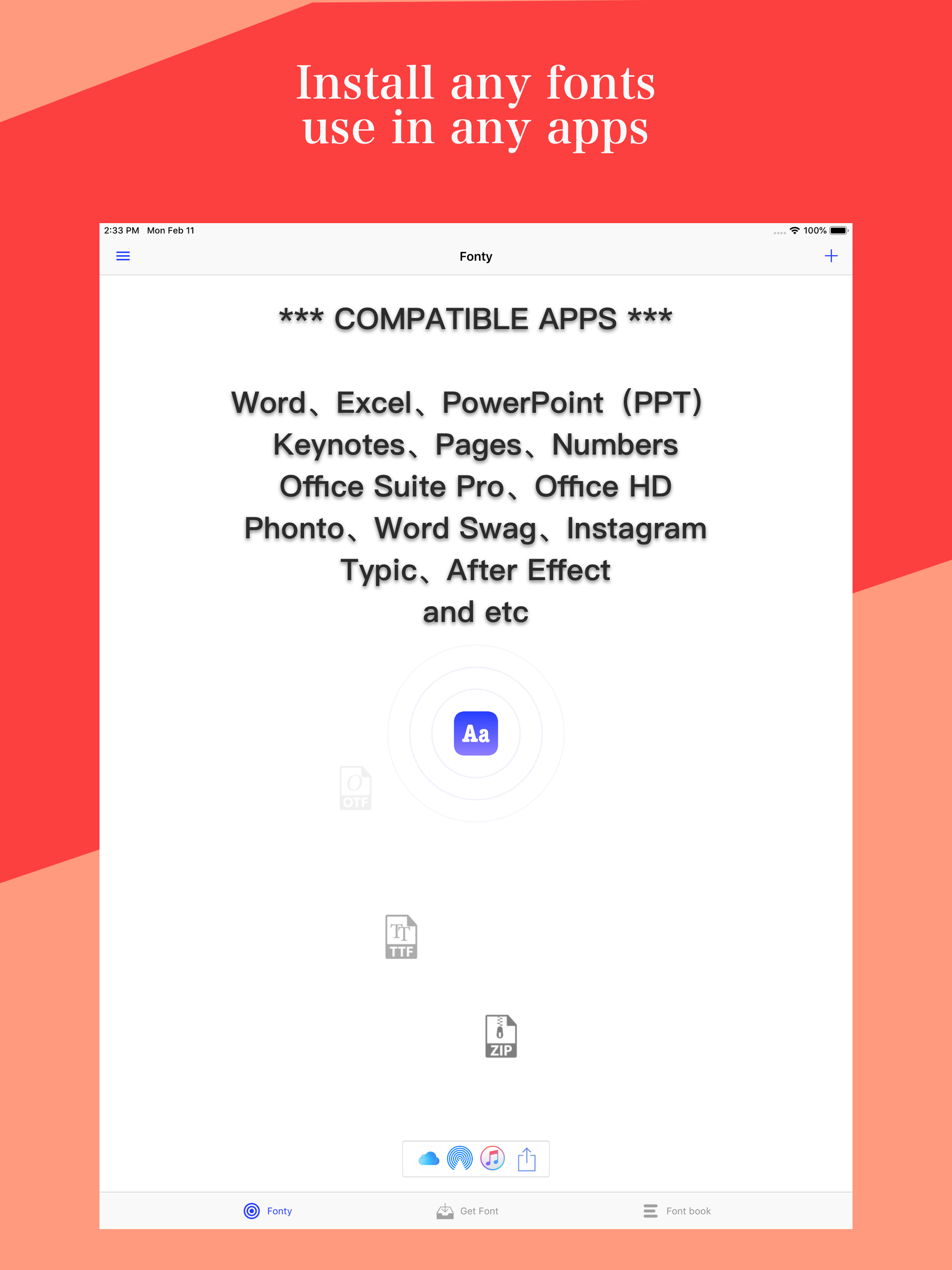 Fonty - install any font screenshot 9