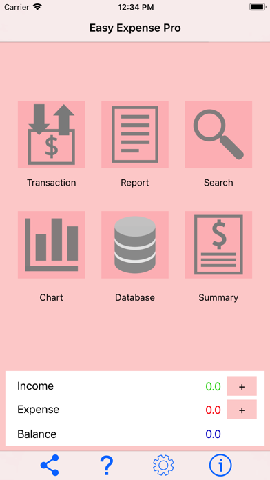 Screenshot #1 pour Easy Expense Pro