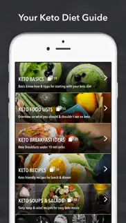 keto diet app & recipes iphone screenshot 1