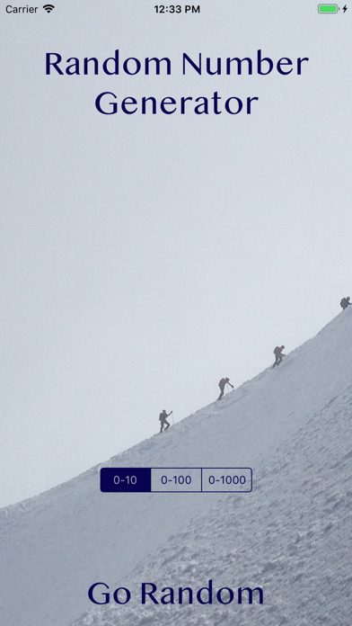 Screenshot #1 pour CPS Random Number Generator