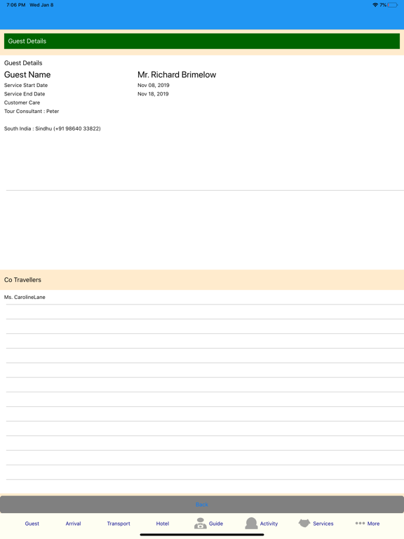 Cholan Guest iPad screenshot