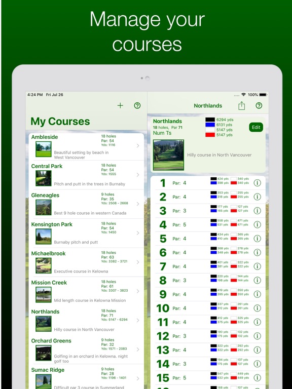 Screenshot #5 pour My Scorecard