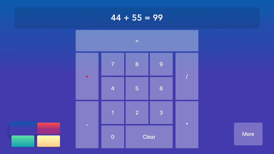 #4. Calculator Basic HD (iOS) 由: Illés László