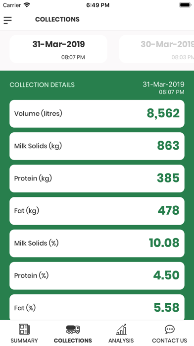Mataura Milk Data Analyser screenshot 3