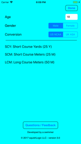 Swim Converter screenshot