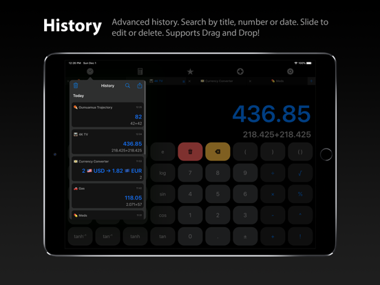 Objective Calculator iPad screenshot 4 - Utilities app
