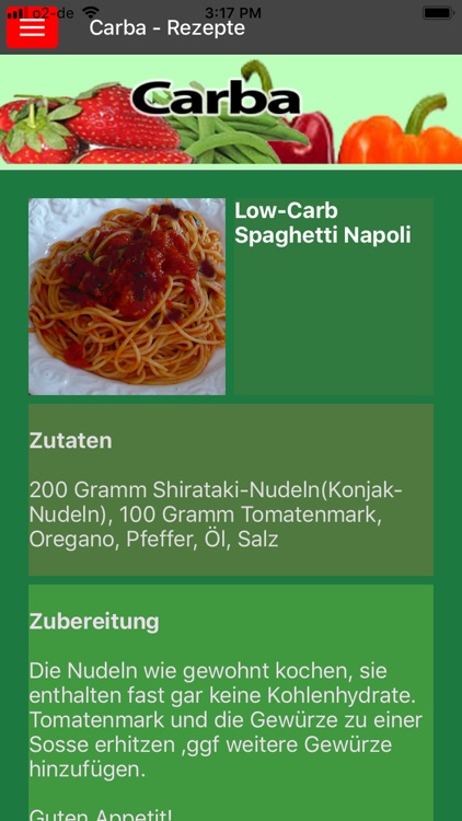 CarbaPro LowCarb screenshot-3