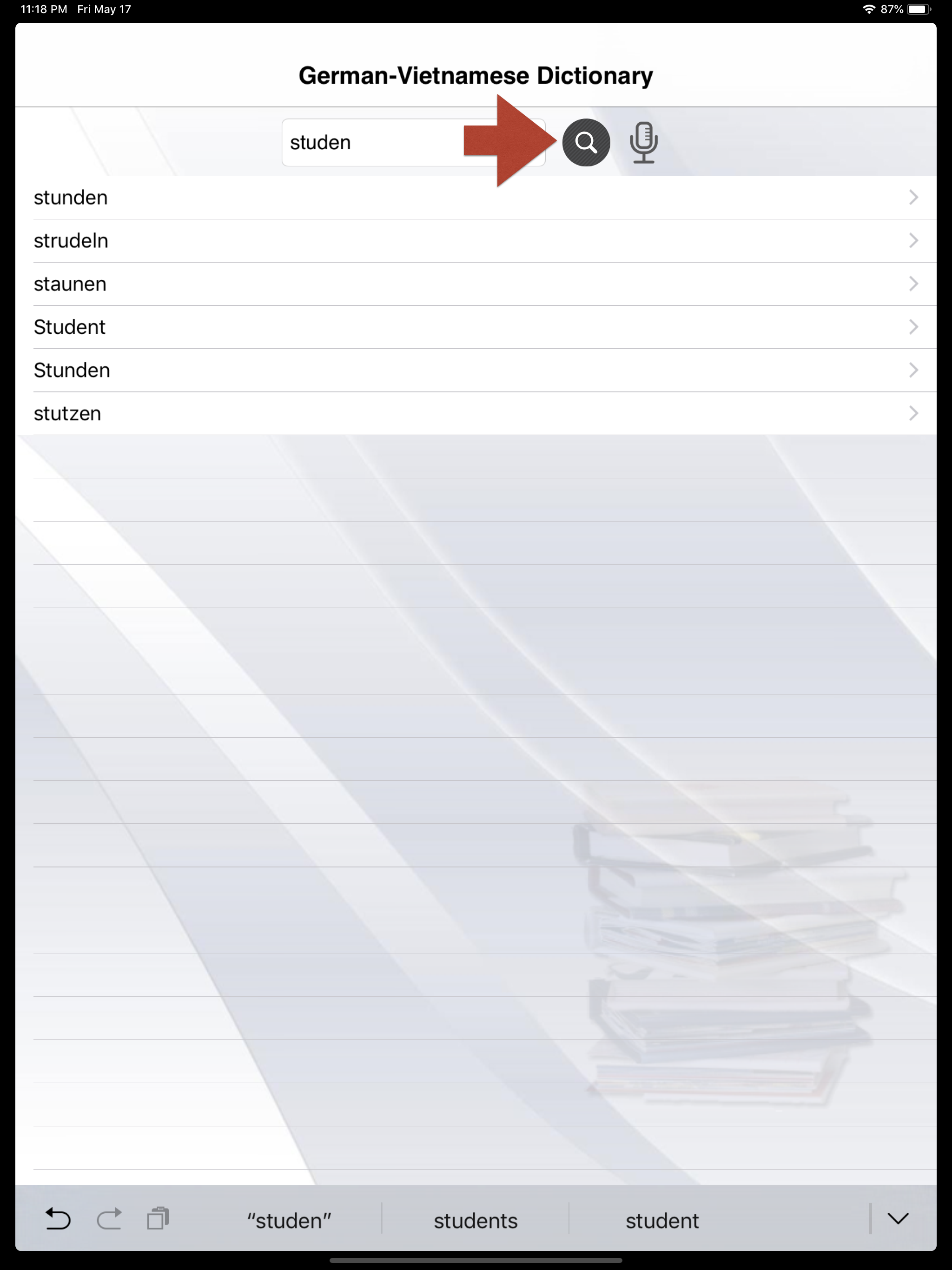 German-Vietnamese Dictionary screenshot 8