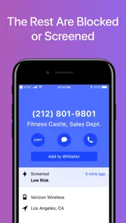 firewall - spam call blocker iphone screenshot 3
