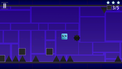 Bouncy Cube Action Puzzle Game iPhone screenshot